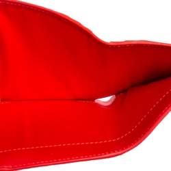 Christian Louboutin Black Leather Logo Trifold Compact Wallet