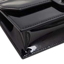 Christian Louboutin Black Patent Leather Elisa Crossbody Bag
