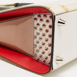 Christian Louboutin Multicolor PVC and Leather Small Paloma Loubicouture Top Handle Bag