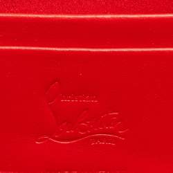 Christian Louboutin Black Patent Leather Loubitwist Clutch