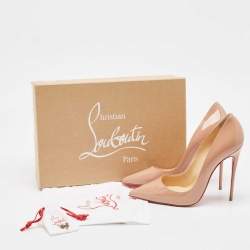 Christian Louboutin Dusty Pink Patent Leather So Kate Pumps Size 39