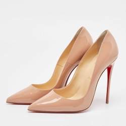 Christian Louboutin Dusty Pink Patent Leather So Kate Pumps Size 39