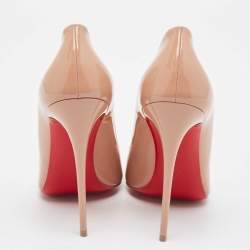 Christian Louboutin Dusty Pink Patent Leather So Kate Pumps Size 39