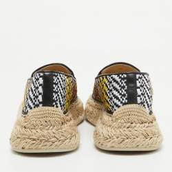 Christian Louboutin Multicolor Raffia Espananou Cruise Espadrille Flats Size 39