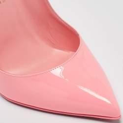 مملوكة مسبقًا Christian Louboutin Neon Pink Patent Leather Hot Chick Pumps Size 39