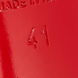 Pre Owned Christian Louboutin Black Patent Leather Hot Chick Pumps Size 41