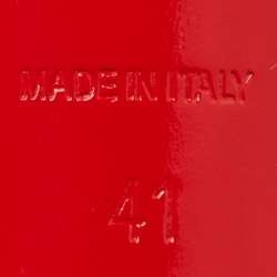 مملوكة مسبقًا Christian Louboutin Silver Glitter Iriza Disco D'orsay Pumps Size 41