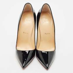 Christian Louboutin Black Patent Leather So Kate Pumps Size 40