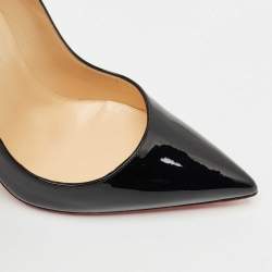 Christian Louboutin Black Patent Leather So Kate Pumps Size 40