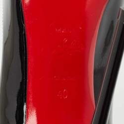 Christian Louboutin Black Patent Leather So Kate Pumps Size 40