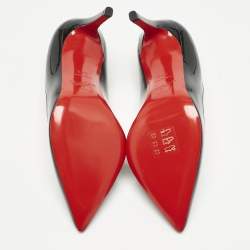 Christian Louboutin Black Patent Leather Pigalle Pumps Size 34.5