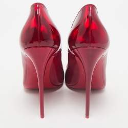 مملوكة مسبقًا Christian Louboutin Red Patent Leather So Kate Pumps Size 40
