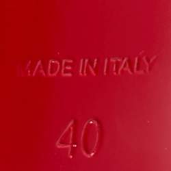 مملوكة مسبقًا Christian Louboutin Red Patent Leather So Kate Pumps Size 40