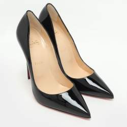 Christian Louboutin Black Patent Leather So Kate Pumps Size 39.5 
