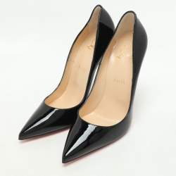 Christian Louboutin Black Patent Leather So Kate Pumps Size 39.5 