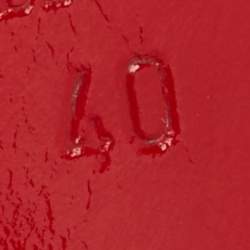 Pre Owned Christian Louboutin Black Patent Leather Bianca Platform Pumps Size 40