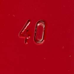 Pre Owned Christian Louboutin Black Leather Miss Zorra Pumps Size 40