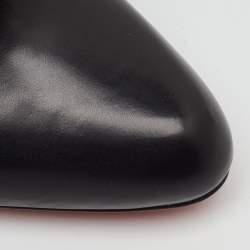 Pre Owned Christian Louboutin Black Leather Miss Zorra Pumps Size 40