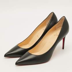 Pre Owned Christian Louboutin Kate Size 42 Black Leather Pumps