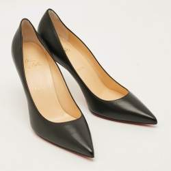 Pre Owned Christian Louboutin Kate Size 42 Black Leather Pumps