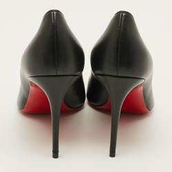 Pre Owned Christian Louboutin Kate Size 42 Black Leather Pumps