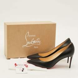 Pre Owned Christian Louboutin Kate Size 42 Black Leather Pumps