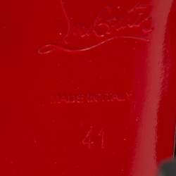 Pre Owned Christian Louboutin Black Patent Leather Bianca Pumps Size 41