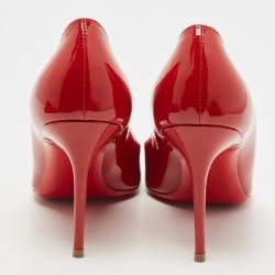 Christian Louboutin Red Patent Leather Simple Pumps Size 37
