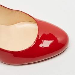 Christian Louboutin Red Patent Leather Simple Pumps Size 37