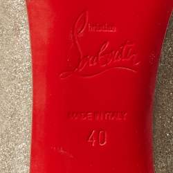 مملوكة مسبقًا Christian Louboutin Metallic Glitter Hot Chick Pumps Size 40