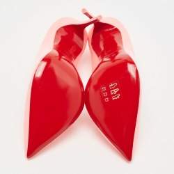 مملوكة مسبقًا Christian Louboutin Pink Patent Leather Hot Chick Pumps Size 38