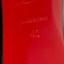 مملوكة مسبقًا Christian Louboutin Black Patent Leather So Kate Pumps Size 40