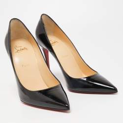 مملوكة مسبقًا Christian Louboutin Black Patent Leather So Kate Pumps Size 40