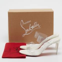 مملوكة مسبقًا Christian Louboutin Transparent PVC Just Nothing Sandals Size 40