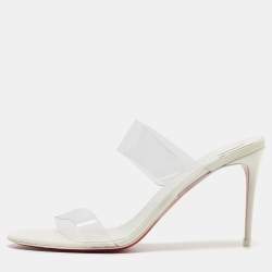 مملوكة مسبقًا Christian Louboutin Transparent PVC Just Nothing Sandals Size 40
