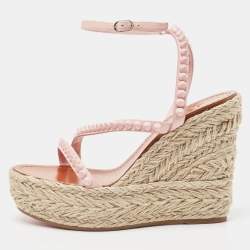 Blush hot sale pink wedges