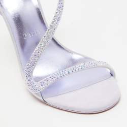 Christian Louboutin Purple Suede Rosalie Sandals Size 40
