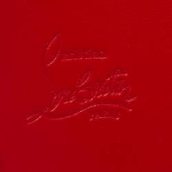 Pre Owned Christian Louboutin Black Leather Carasky Studded Bracelet