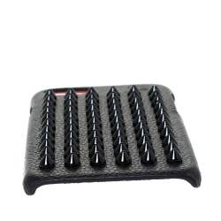 Christian Louboutin Black Leather Spiked iPhone 8 Case