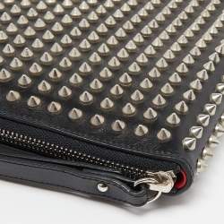 Christian Louboutin Black Leather Studded iPad Case