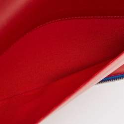Christian Louboutin Blue Leather Studded iPad Case