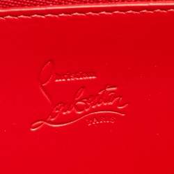 Christian Louboutin Blue Denim Mix Pearl Panettone Continental Wallet