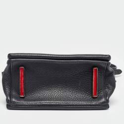 Christian Louboutin Black Leather Mini Passage Shoulder Bag
