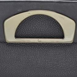 Christian Louboutin Black Leather Mini Passage Shoulder Bag