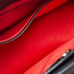 Christian Louboutin Black Leather Mini Passage Shoulder Bag