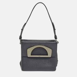 Christian Louboutin Black Leather Mini Passage Shoulder Bag