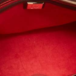 Christian Louboutin Dark Beige Leather and Suede Large Eloise Tote