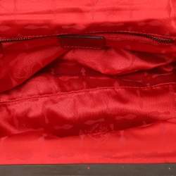 Christian Louboutin Brown Patent Leather Loubette Satchel
