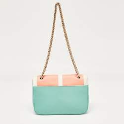Christian Louboutin Tri Color Leather Sweet Charity Shoulder Bag