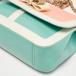 Christian Louboutin Tri Color Leather Sweet Charity Shoulder Bag